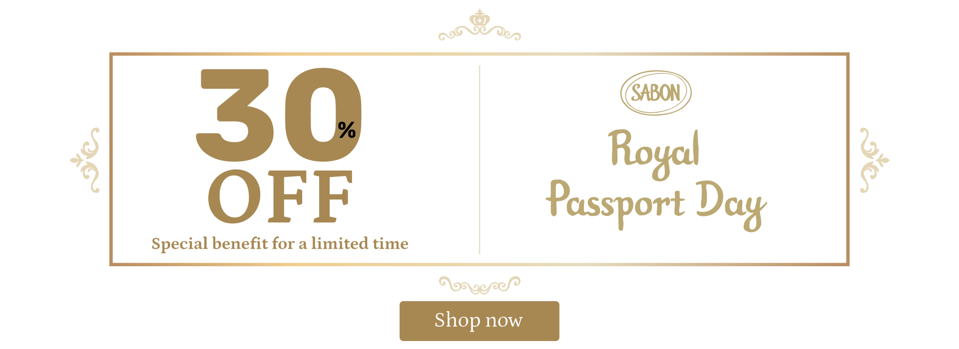 Royal Passport Day | Our members deserve more! | 30% off | Special benefit for a limited time | Shop now