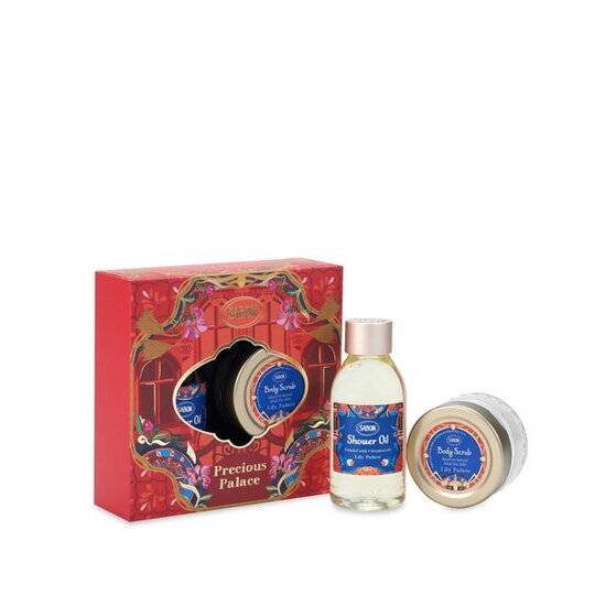 Lily Palace Kit - Liquid Soap 100 ml and Body Scrub 60 g | SABON