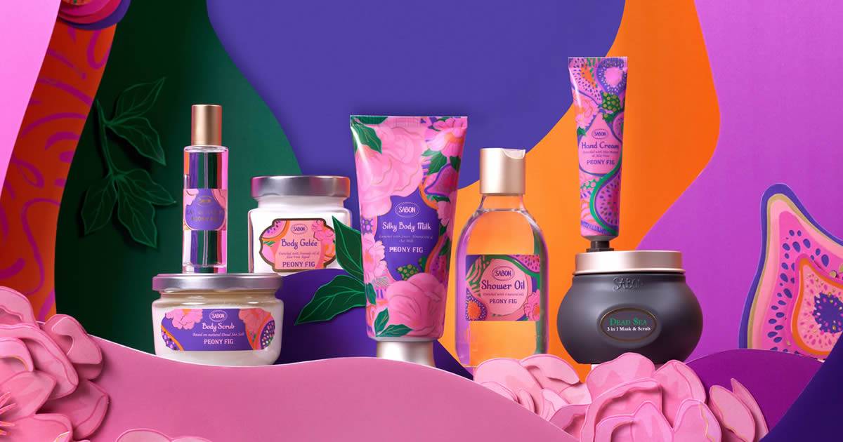SABON body scrub peony fig Sスクラブ ピオニーフィグ Sabon 芍药无花果夏季限定系列上新甜美花果奶香售价$12起